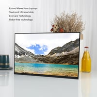 Jectse 18" Érintőképernyős Hordozható Monitor 2.5K IPS 2560x1600 Felbontással - Type-C HDMI Csatlakozás, HDR Szemkímélő Kijelző Laptophoz, X 2