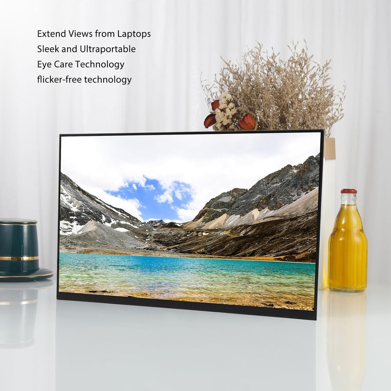 Jectse 18" Érintőképernyős Hordozható Monitor 2.5K IPS 2560x1600 Felbontással - Type-C HDMI Csatlakozás, HDR Szemkímélő Kijelző Laptophoz, X