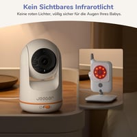 Jeeber 2K Baby Monitor 360° WiFi kamerás bébiőrző éjjellátóval és mozgásérzékeléssel 5
