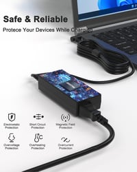 Nabíjací kábel k notebooku Jeestam 65W pre HP 15, 17, 14, EliteBook 630-645 G8-G10, ProBook 440-450 G8-G10, Pavilion, Stream Notebook 6