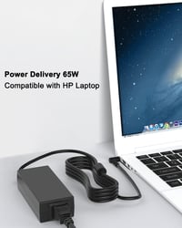 Nabíjací kábel k notebooku Jeestam 65W pre HP 15, 17, 14, EliteBook 630-645 G8-G10, ProBook 440-450 G8-G10, Pavilion, Stream Notebook 2