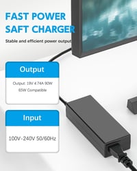 90W nabíjačka Jeestam pre HP Pavilion All-in-One 27" 24" 23" 22" 21" 20" 19" 18", ProDesk 400 600, EliteDesk 800, Omni 120 100, Slimline 400 260 stolný počítač AIO 7