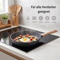 JEETEE alumínium serpenyő tapadásmentes bevonattal, indukciós, 28 cm - szürke 6