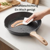 JEETEE alumínium serpenyő tapadásmentes bevonattal, indukciós, 28 cm - szürke 4