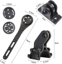JEEZAO Szénszálas Kerékpár Számítógép GPS Tartó Wahoo Garmin Bryton Kompatibilis 2