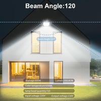 Jefedana 600W LED Kültéri Reflektor 60000 lm IP66 Vízálló Hideg Fehér 4