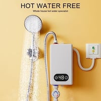 Jeffergarden 3400 W tartály nélküli elektromos azonnali vízmelegítő IPX4 konyha fürdő 3