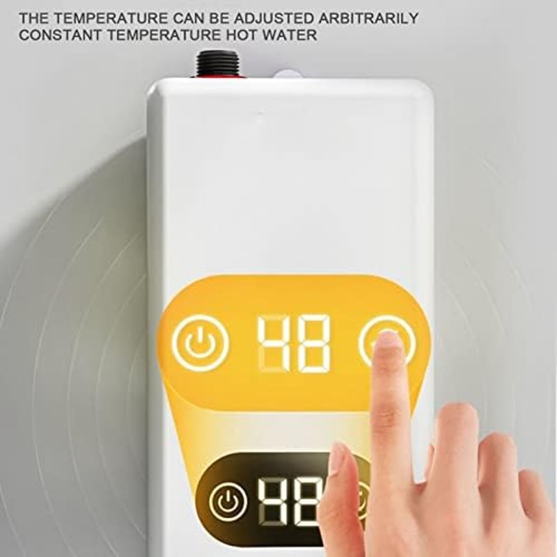 Jeffergarden 3400 W tartály nélküli elektromos azonnali vízmelegítő IPX4 konyha fürdő