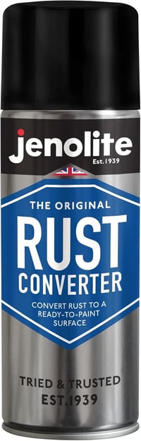 JENOLITE Rozsdaátalakító Spray Fémfelületekhez - Gyorshatású Rozsdagátló és Alapozó Egyben - Festhető Felületet Biztosít - 400ml 1
