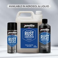 JENOLITE Rozsdaátalakító Spray Fémfelületekhez - Gyorshatású Rozsdagátló és Alapozó Egyben - Festhető Felületet Biztosít - 400ml 6