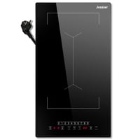 Jessier 2 égős beépíthető indukciós főzőlap Flex zónával - 30 cm, 3500 W, fekete 1