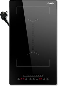 Jessier 2 égős beépíthető indukciós főzőlap Flex zónával - 30 cm, 3500 W, fekete 1