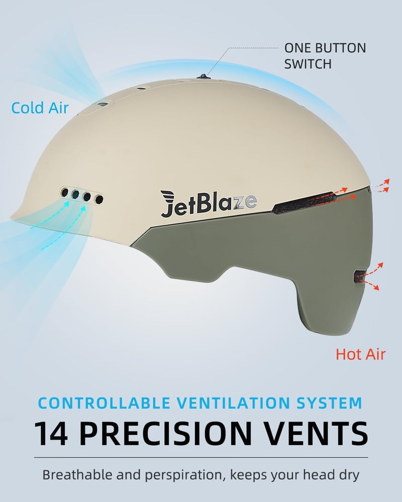 JetBlaze Sí- és Snowboard Sisak, S/M (53-57 cm) Szellőzéssel Felnőtt és Ifjúsági Méret