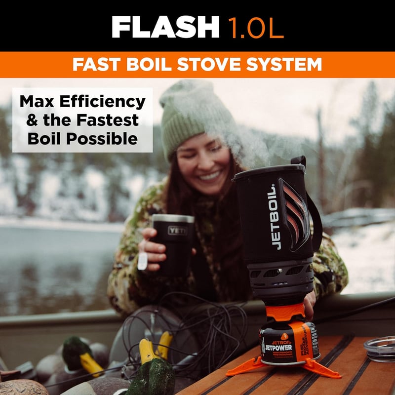 Jetboil Flash 1 literes szénacél nyomásfőző