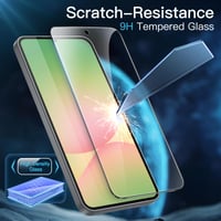 JETech 3 v 1 matné puzdro pre Samsung Galaxy A56 5G + 2 ochranné tvrdené sklá – čierne 5