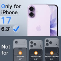 Ochranné tvrdené sklo JETech so súkromným filtrom pre iPhone 17, 1 ks (bez originálneho balenia), tvrdosť 9H, odolné proti poškriabaniu, ochrana súkromia 5