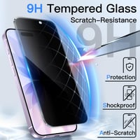 Ochranné tvrdené sklo JETech so súkromným filtrom pre iPhone 17, 1 ks (bez originálneho balenia), tvrdosť 9H, odolné proti poškriabaniu, ochrana súkromia 8