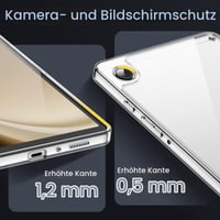 Priehľadný kryt JETech na tablet Samsung Galaxy Tab A9 8,7", číry ochranný obal 4