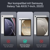 Priehľadný kryt JETech na tablet Samsung Galaxy Tab A9 8,7", číry ochranný obal 2