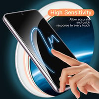 JETech edzett üveg kijelzővédő Samsung Galaxy S23+ 5G 6,6"-hoz, ujjlenyomat-kompatibilis - 3 db 6