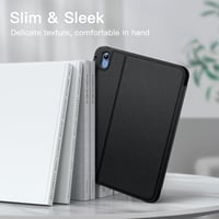 JETech iPad 11. 10. generáció tok ceruzatartóval, állvánnyal, fekete 4
