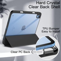 JETech iPad 11. 10. generáció tok ceruzatartóval, ütésálló védelem, állvánnyal - black 3