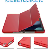 JETech iPad 9/8/7 (10.2") Tok Autó Alvó Funkcióval Piros 3