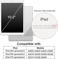 JETech iPad 9/8/7 (10.2") Tok Autó Alvó Funkcióval Piros 2