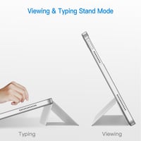 Husă JETech pentru iPad (A16) generația 11/10, carcasă spate rigidă, subțire, cu suport, funcție auto sleep/wake - alb 5
