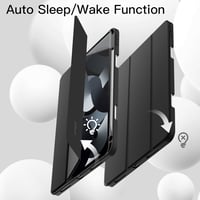 JETech iPad Air 11" M4/M3/M2 és 10.9" 5/4 generációs tok ceruzatartóval, fekete - black 6