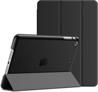 JETech iPad Mini 1 2 3 Tok Állvánnyal és Auto Sleep/Wake Funkcióval Fekete - black 1