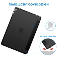 Husă JETech pentru iPad Pro 10,5" (2017) și iPad Air generația a 3-a (2019), carcasă de protecție de culoare neagră 4