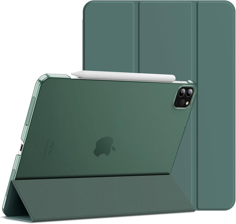 JETech iPad Pro 11" Tok 2022/2021/2020/2018 Apple Pencil Töltéssel Misty Green