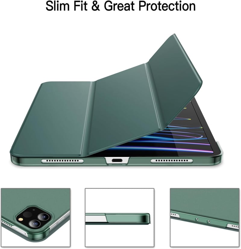 JETech iPad Pro 11" Tok 2022/2021/2020/2018 Apple Pencil Töltéssel Misty Green