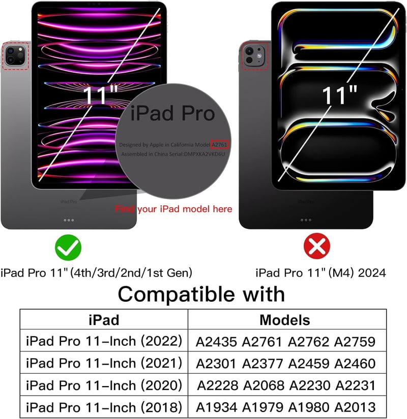 JETech iPad Pro 11" Tok 2022/2021/2020/2018 Apple Pencil Töltéssel Misty Green