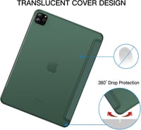 JETech iPad Pro 11" Tok 2022/2021/2020/2018 Apple Pencil Töltéssel Misty Green 4