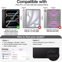 JETech iPad Pro 13" M5/M4 Tok Tolltartóval, Ütésálló Védelem, Sötétkék 2