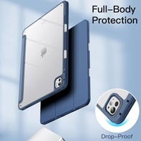JETech iPad Pro 13" M5/M4 Tok Tolltartóval, Ütésálló Védelem, Sötétkék 4