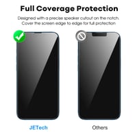 Folie de protecție ecran complet JETech pentru iPhone 13/13 Pro, pachet de 3 bucăți 3