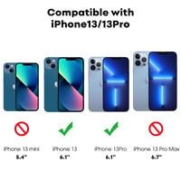 Folie de protecție ecran complet JETech pentru iPhone 13/13 Pro, pachet de 3 bucăți 2