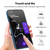 Folie de protecție ecran complet JETech pentru iPhone 13/13 Pro, pachet de 3 bucăți 6