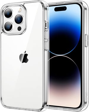 Husă de protecție JETech pentru iPhone 14 Pro (6,1"), rezistentă la șocuri, transparentă