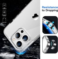 JETech iPhone 14 Pro (6,1") átlátszó ütésálló tok - átlátszó 6
