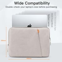 JETech Laptop Tok 13-14" MacBook Air/Pro M4/M3/M2/M1 Készülékekhez, Vízálló Ütésálló Védőtok Kiegészítő Zsebbel, Notebook Táska 2