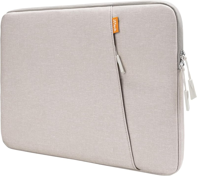 JETech Laptop Tok 13-14" MacBook Air/Pro M4/M3/M2/M1 Készülékekhez, Vízálló Ütésálló Védőtok Kiegészítő Zsebbel, Notebook Táska