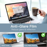 Matná antireflexná ochranná fólia na displej JETech pre MacBook Air 13" (M2-M3, 2022-2024) – 2 ks 2
