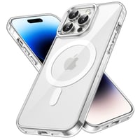 Husă magnetică JETech pentru iPhone 14 Pro, transparentă, compatibilă cu MagSafe 1