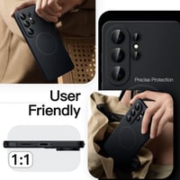 JETech Magnetický tenký kryt pre Samsung Galaxy S26 Ultra, kompatibilný s MagSafe, kompletná ochrana fotoaparátu, ultratenký matný povrch, čierny 7