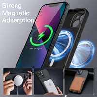 Husă din silicon magnetică JETech MagSafe pentru iPhone 13 - negru 3
