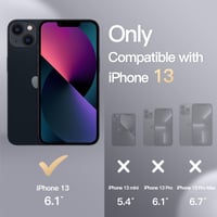 Husă din silicon magnetică JETech MagSafe pentru iPhone 13 - negru 2